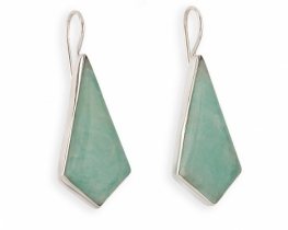  Amazonite Silver Earrings Astra 