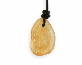 Citrine Pendant on cord