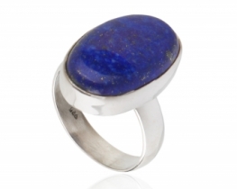 Silver Ring LAPIS MARINE BLUE