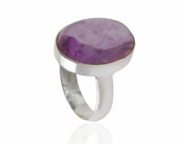 Silver Ring Amethyst Andros