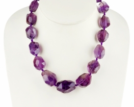 Amethyst Necklace Brazil AA