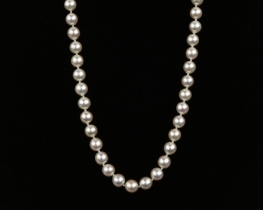 Biserna ogrlica BELLE PEARL - CHAMPAGNE 8,5 mm