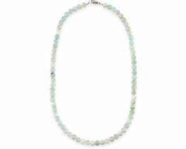 Aquamarine Necklace 7 mm 