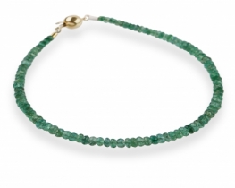 Emerald Bracelet Zambezi - Gold Clasp