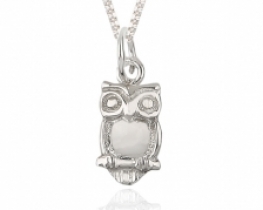 Silver Pendant OWL