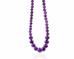 Allegro Amethyst necklace 6 - 10 mm