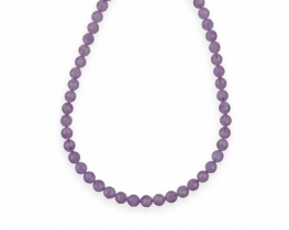 Lavender Amethyst Necklace & Bracelet 8 mm