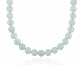 Aquamarine Necklace AQUARIUS 8 mm