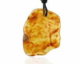 Amber Pendant 48 x 38 x 10 mm