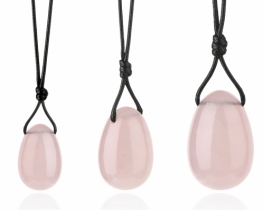 Yoni eggs ROSE QUARTZ on Cord