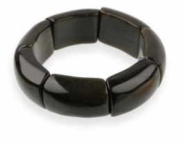 Zapestnica zlati OBSIDIJAN