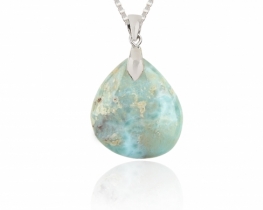 Obesek larimar AQUARIUS - več velikosti