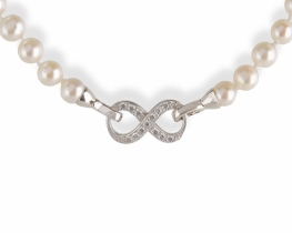 Pearl Necklace Polaris Infinity 8,5 mm