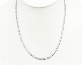 Silver Chain FIGARO 50 & 60 cm