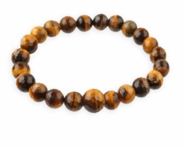 Tiger Eye elastic Bracelet  8 -10 mm