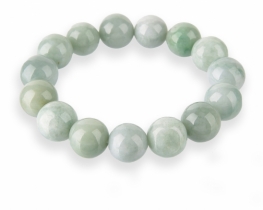 Elastic Bracelet JADE Burma 14 mm