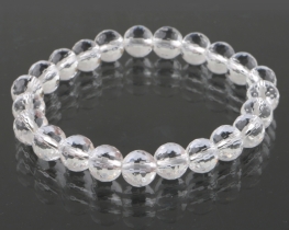 Elastic Bracelet Rock Crystal 8 -12 mm