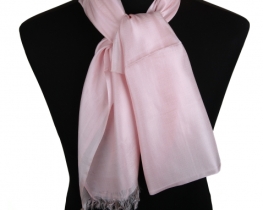 Silk Scarf Cocoon Pink