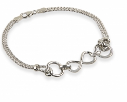 Silver Bracelet Infinity - 2R