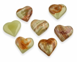 Marbled Onyx Heart - two sizes