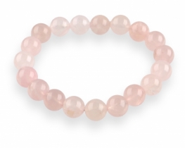 Rose Quartz Elastic Bracelet AA - 6 - 8 - 10 mm