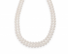 Pearl Necklace and Bracelet Miramar 8 mm - Set