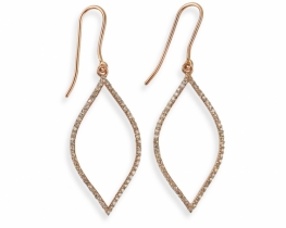 Diamond Earrings VENUS Rose Gold