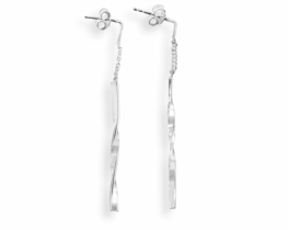 Silver Earrings TWIST