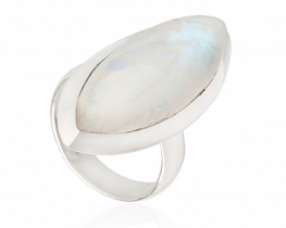 Silver Ring MARKIZA MOON STONE