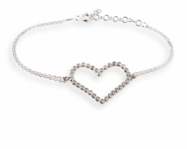 Silver Bracelet big HEART