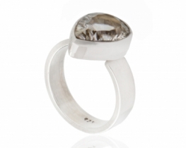 Silver Ring Rock Crystal MAGIC