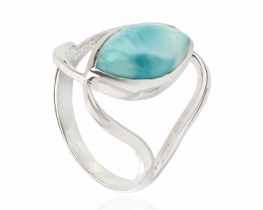 Ring larimar Marquize