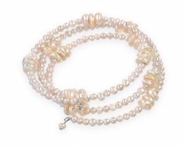 Pearl Bracelet Keishi 5 - 10 mm