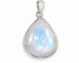 Obesek mavrični mesečev kamen Aurora Polaris