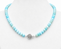 Larimar zapestnica in ogrlica VRTNICA