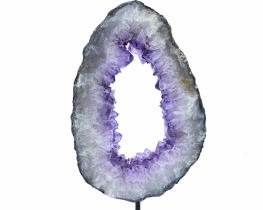 Amethyst Geode Cutout 18.5 x 38 cm