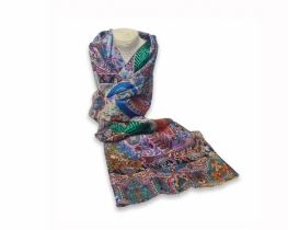 Silk Scarf Oasis Mirage