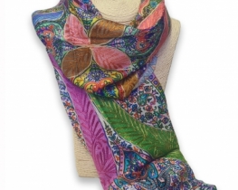 Vezen Svileni šal OASIS