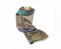 Silk Scarf Oasis Mirage