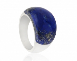 Silver Ring OASIS - Lapis, Jade, Turquoise