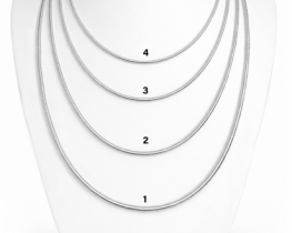 Srebrna verižica KAČICA 04 -1 mm 42 cm