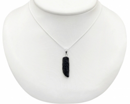 Silver Pendant Tektite