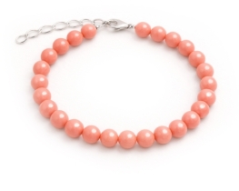 Zapestnica roza Korala 8 mm