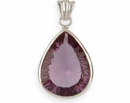 Amethyst Silver Pendant BRAZIL