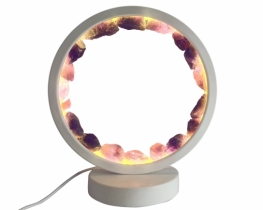 Namizna svetilka Ametist kristali