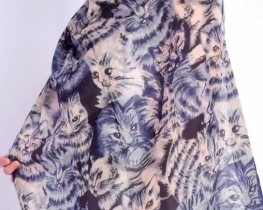 Scarf Pashmina Wild Cat