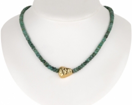 Emerald Necklace Goldie 