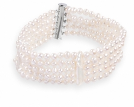 Pearl Bracelet Vintage - Five-strand