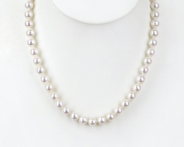 Pearl Necklace CASHMERE BEAUTY - Akoya 8.5 mm