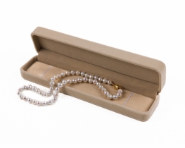 Pearl Gift Box - Beige, Red and Gray